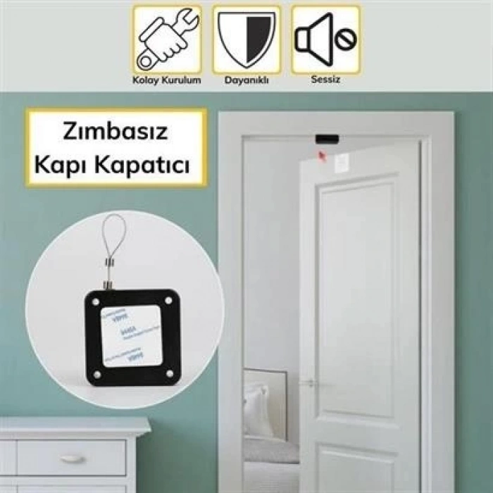 2 Li Ev Ofis Dış Kapı Otomatik Kapı Kapatma Aparatı