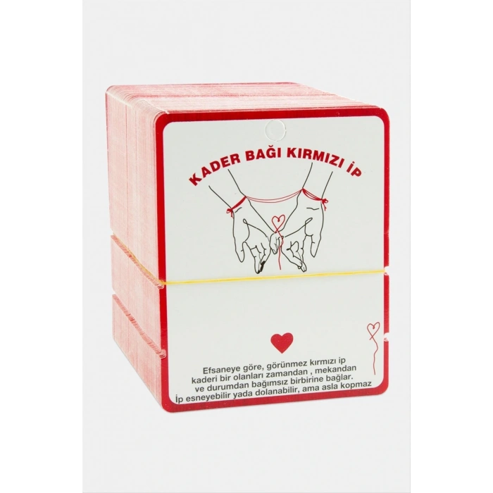 2li Kader Bağı İp Bileklik Kartı