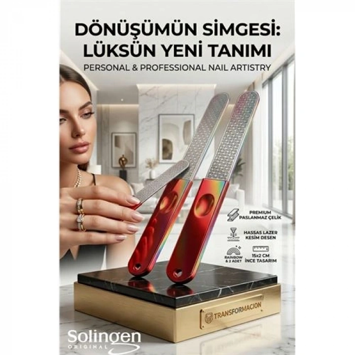 2li Lazer Kesim Çelik Törpü - Ömürlük Manikür Sanatı Soligen Professional 723060