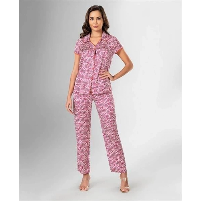 2li Saten Pijama Takımı