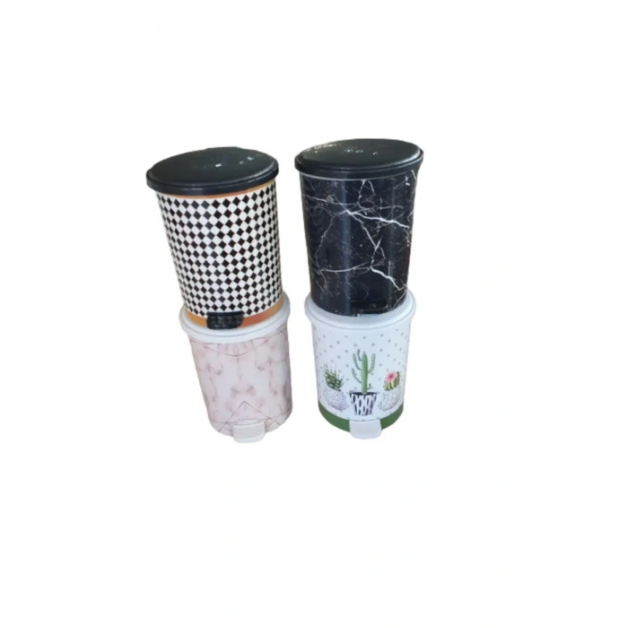 2 No 8 Lt Basmalı Çöp Kovası -MRD152