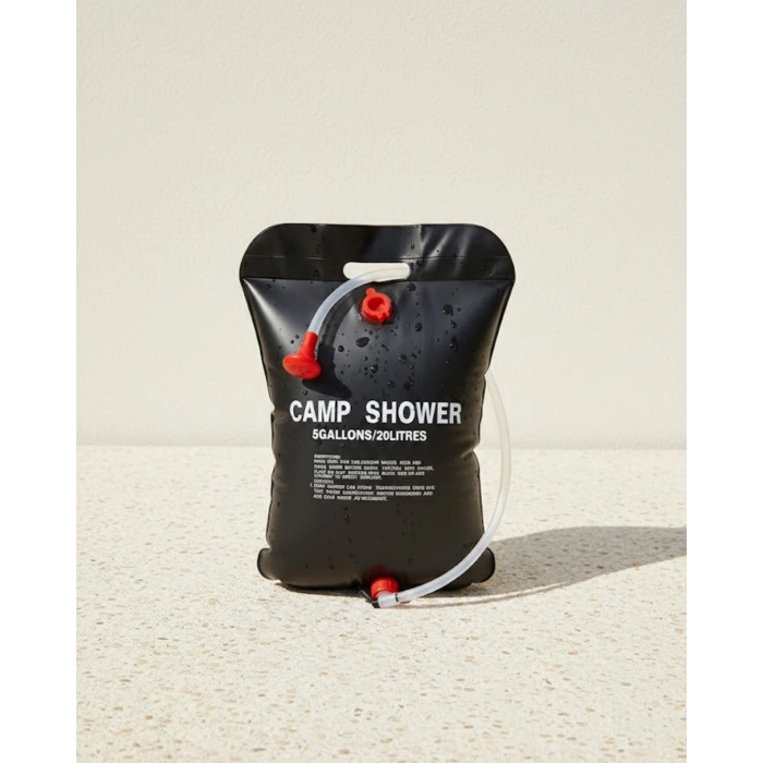 20 Litre Güneş Enerjili Kamp Duşu Pvc Dayanıklı Taşınabilir Duş Torbası