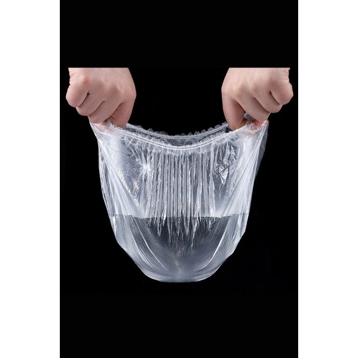 200 Adet Tazelik Koruyucu Tabak Tencere Gıda Bonesi  Çok Amaçlı Pratik Kapak Tencere Bonesi