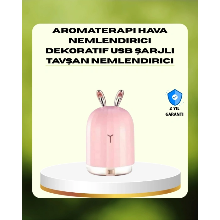 200 Ml Ultrasonik Aroma Difüzör Ve Hava Nemlendirici Gece Lambalı