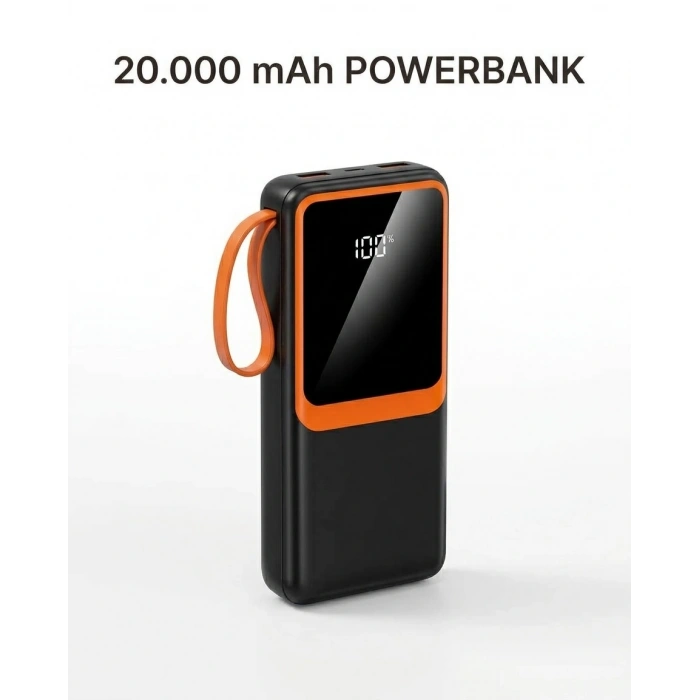 20000 mAh Yüksek Kapasiteli Powerbank