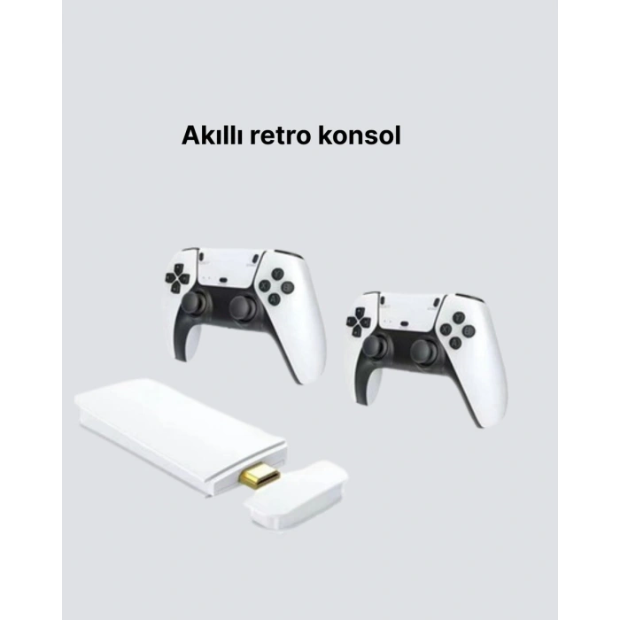20.000 Yüklü Oyunlu Kablosuz Retro Oyun Konsolu 4k Destekli