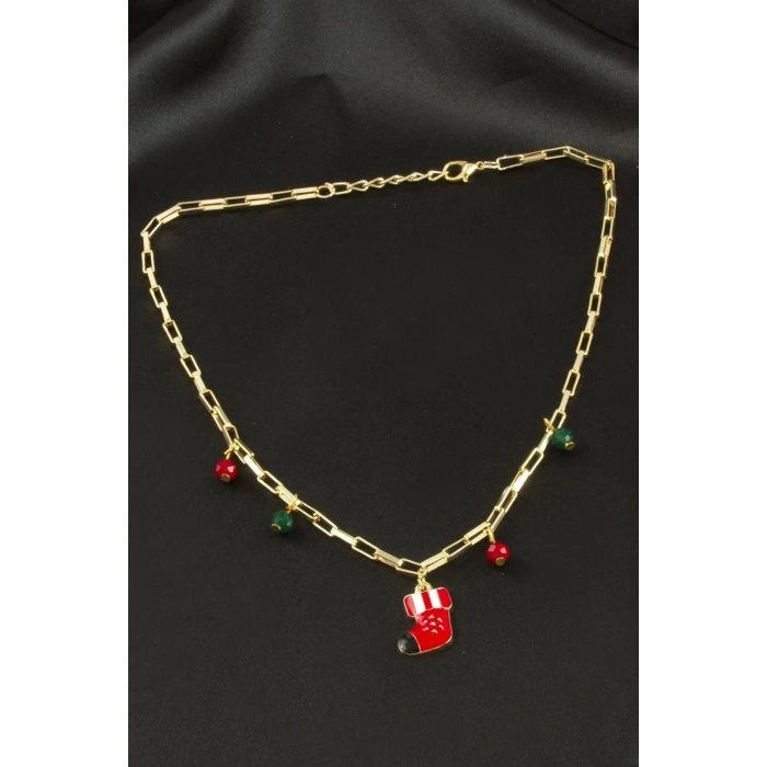 2025 Yılbaşı Kristal Zincir Kolye