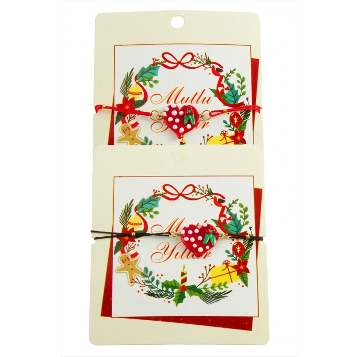 2026 Yılbaşı Cam İp Bilekliği