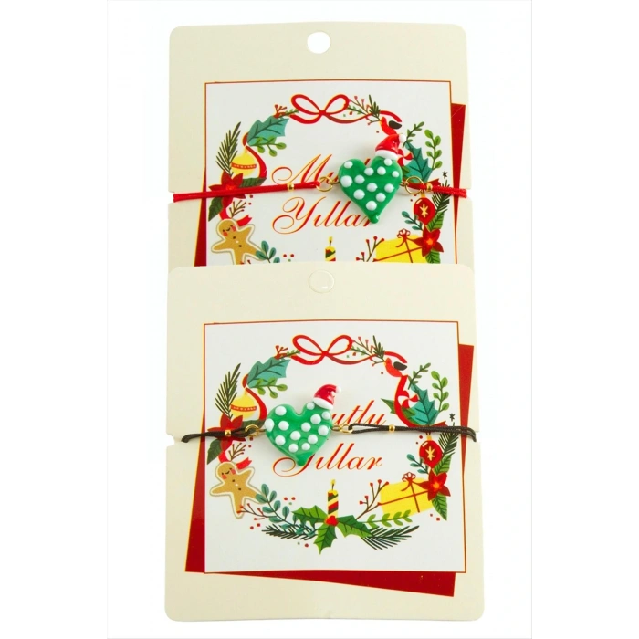 2026 Yılbaşı Cam İp Bilekliği