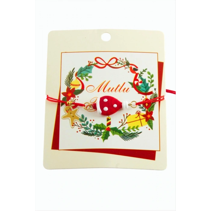 2026 Yılbaşı Cam İp Bilekliği