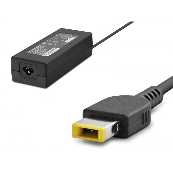 20V 6.75A 135W Laptop Adaptörü - Usb Tip Sarı Kare Uç - Ibm Uyumlu - Siyah HD8862
