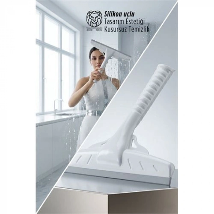 22 CM Silikon Uçlu Profesyonel Cam Çekçek - Tasarım Estetiği ve Kusursuz Temizlik 422198