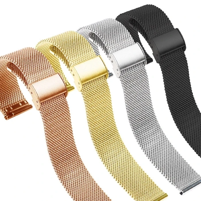 22mm Gear S3 Watch 4 -gt2 Gt2e 46mm Kayış Kordon Milano Metal Klasik Kopça