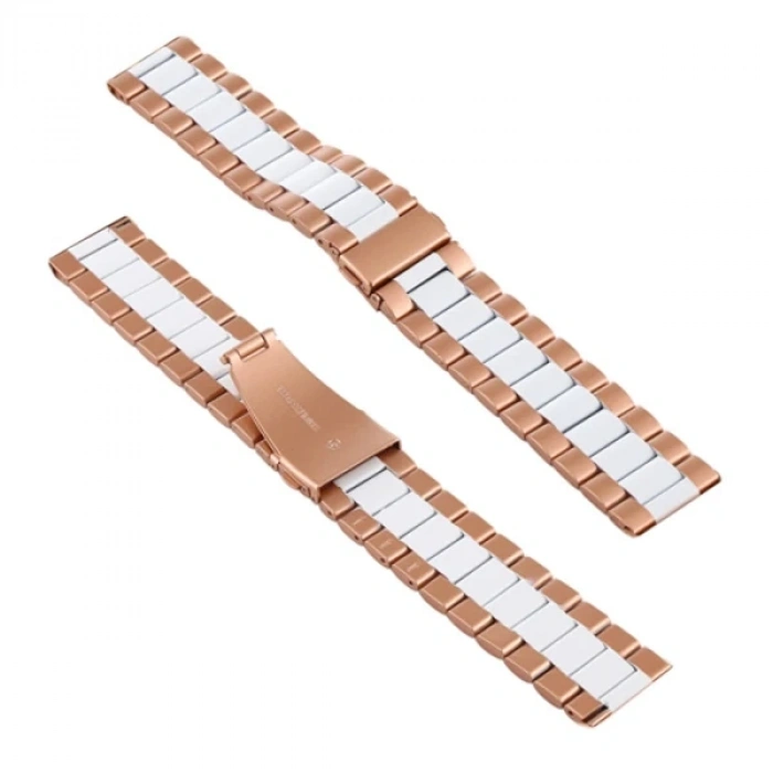 22mm Gear S3 Watch 4 -gt2 Gt2e 46mm Kayışkordon Seramik Paslanmaz Çelik