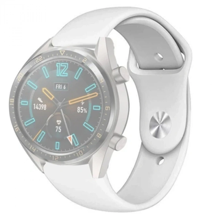22mm Silikon Kayış Kordon Gear S3 Watch 4 -gt2 Gt2e 46mm Kayışkordon Watch Active 2 22mm