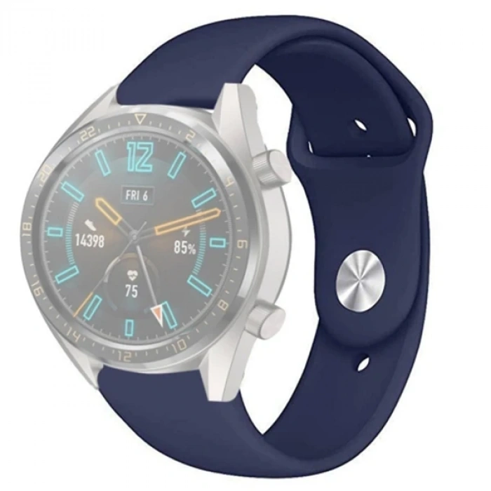 22mm Silikon Kayış Kordon Gear S3 Watch 4 -gt2 Gt2e 46mm Kayışkordon Watch Active 2 22mm