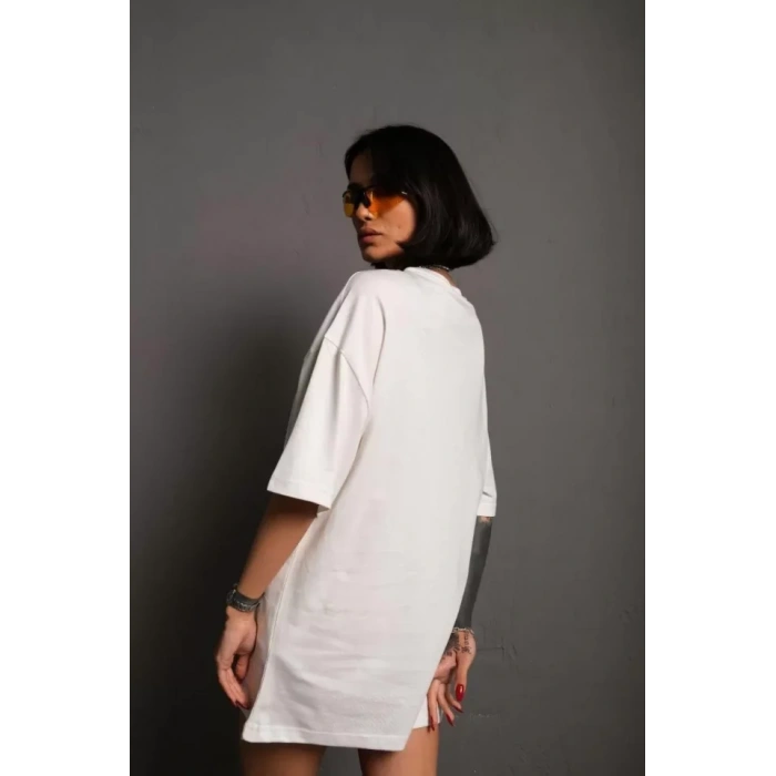 24/1 Düz A Kalite Oversize Tshirt