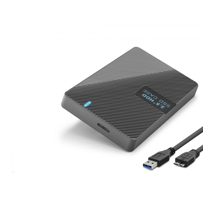 2.5 Sata Hdd/Ssd Harici Disk Kutusu Usb 3.0 Micro-B - Siyah HDX1792