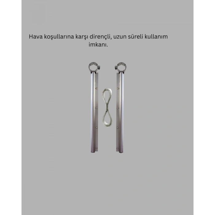 25x60 Cm Çamaşır Askılığı Kare Balkon Demiri İçin Dayanıklı Tasarım