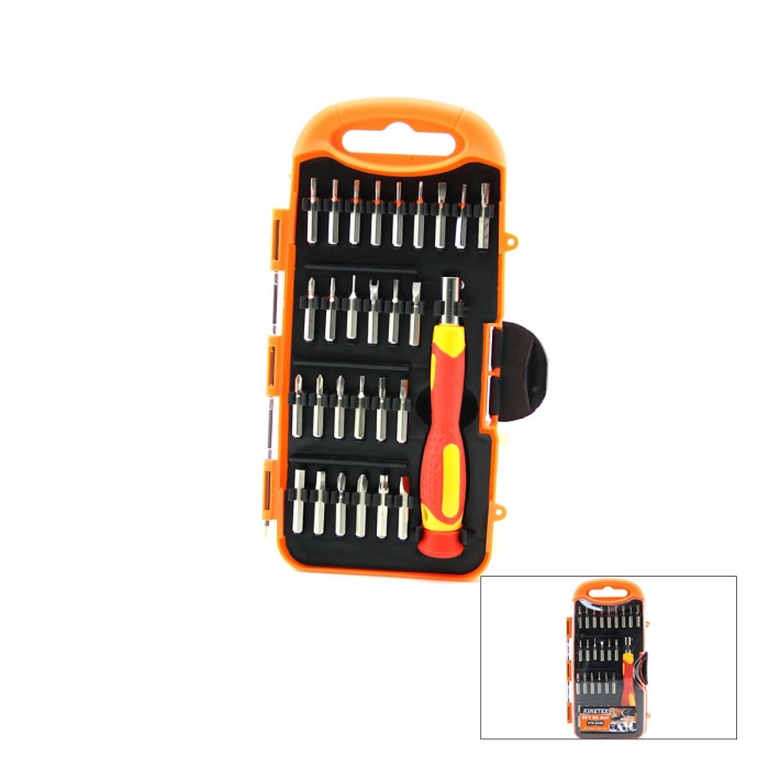 28PCS SAATÇİ TELEFON BİTS TORNAVİDA SETİ 27PCS UÇ + 1-T.VİDA SAPI (4887)