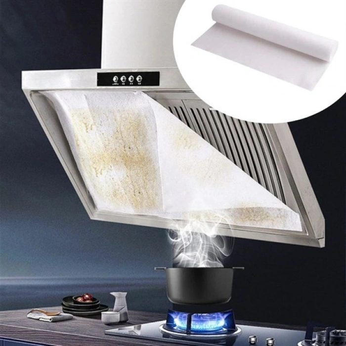 2li Yağ Emici Duman Önleyici Pratik Mutfak Davlumbaz Koruyucu Dayanıklı Yedek Filtre 45x90cm (4887)