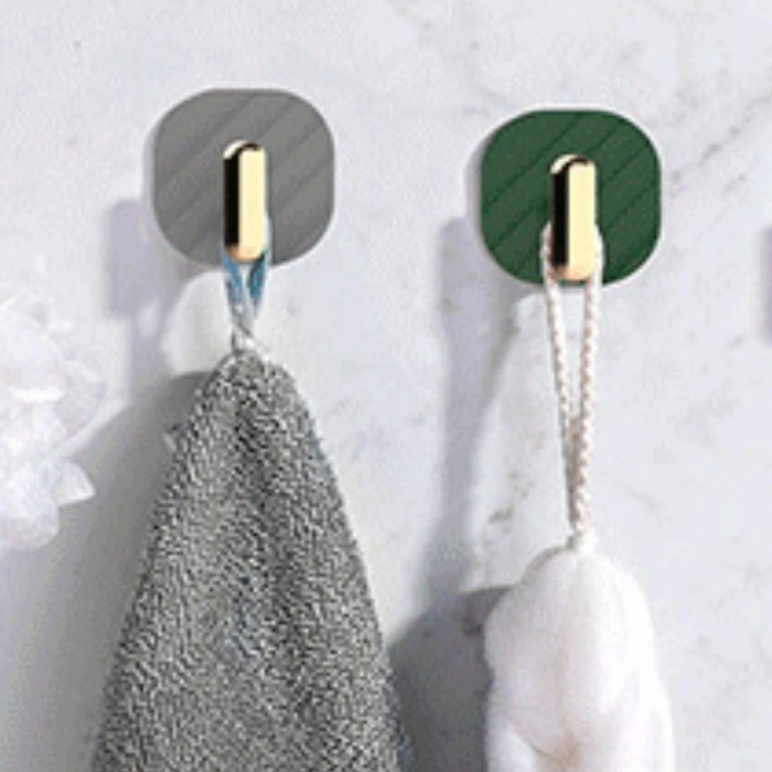 2li Yapışkanlı Retro Askılık Dolap Kapak Kulpu Gri (4887)