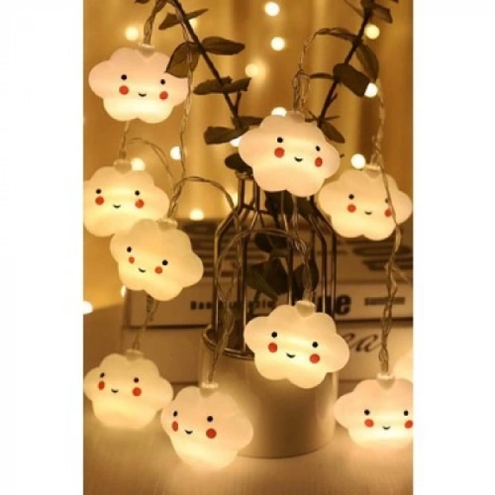 2m 10lu Gülen Bulut Led