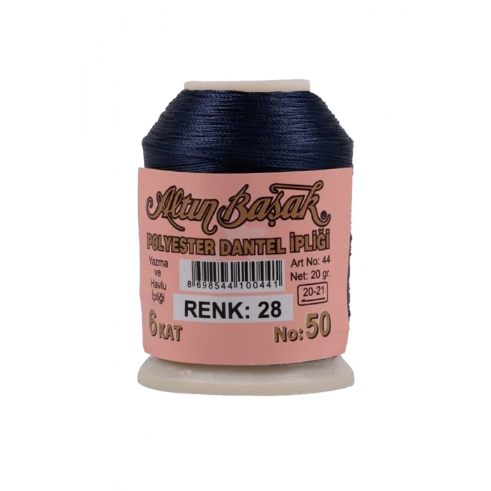 3 Adet Altınbaşak Oya ve Dantel İpi 20 gr -  - No: 028