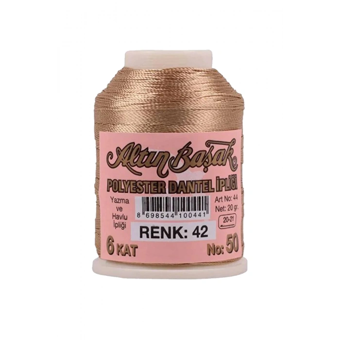 3 Adet Altınbaşak Oya ve Dantel İpi 20 gr -  - No: 042