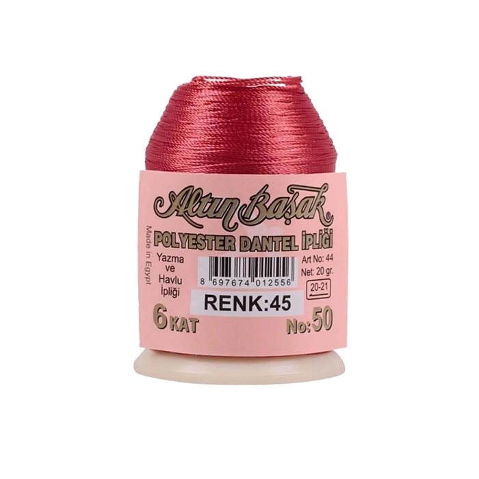 3 Adet Altınbaşak Oya ve Dantel İpi 20 gr -  - No: 045