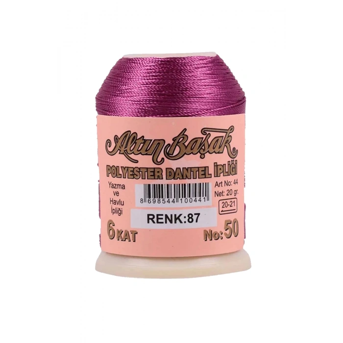 3 Adet Altınbaşak Oya ve Dantel İpi 20 gr -  - No: 087