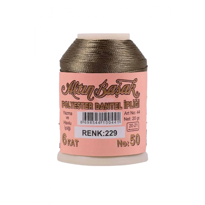 3 Adet Altınbaşak Oya ve Dantel İpi 20 gr -  - No: 229