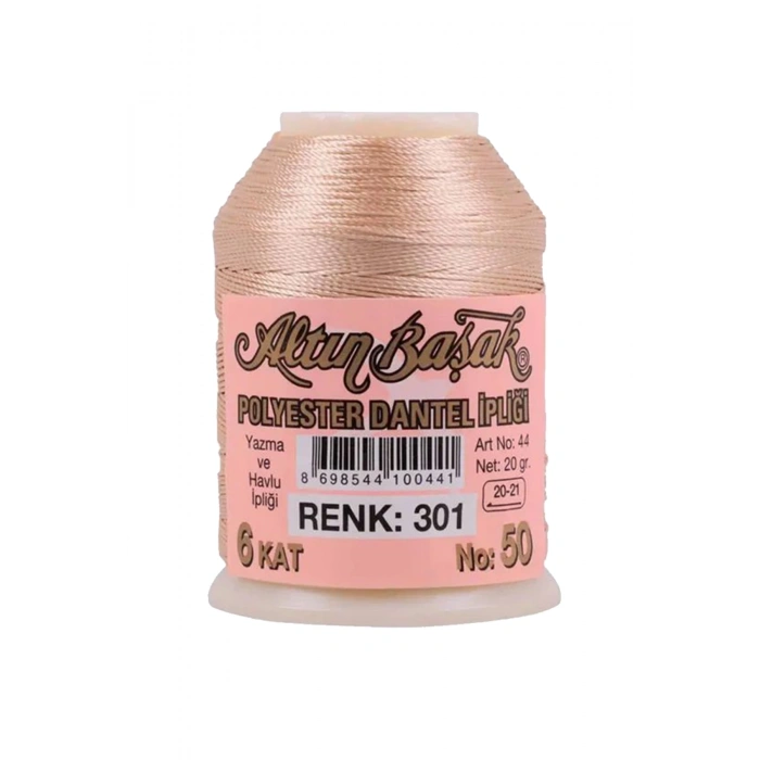 3 Adet Altınbaşak Oya ve Dantel İpi 20 gr -  - No: 301