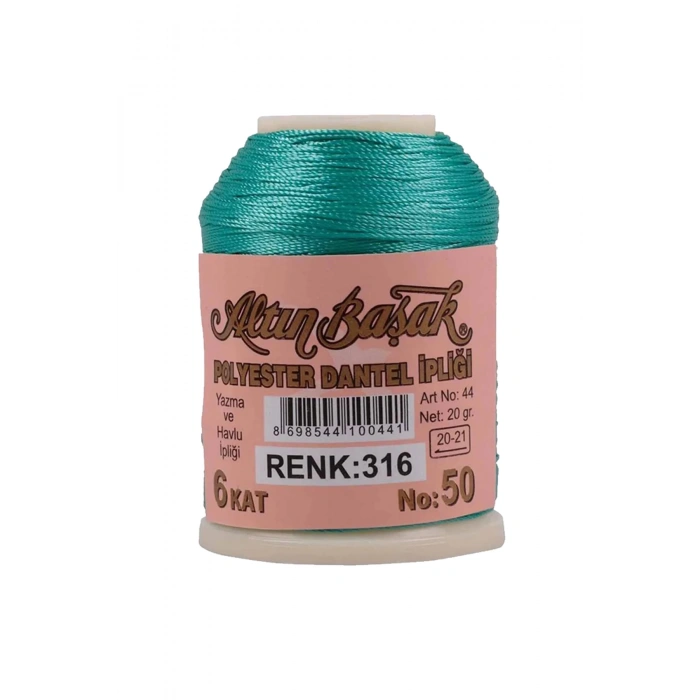 3 Adet Altınbaşak Oya ve Dantel İpi 20 gr -  - No: 316