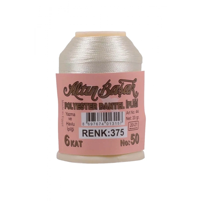 3 Adet Altınbaşak Oya ve Dantel İpi 20 gr -  - No: 375