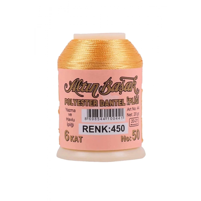 3 Adet Altınbaşak Oya ve Dantel İpi 20 gr -  - No: 450