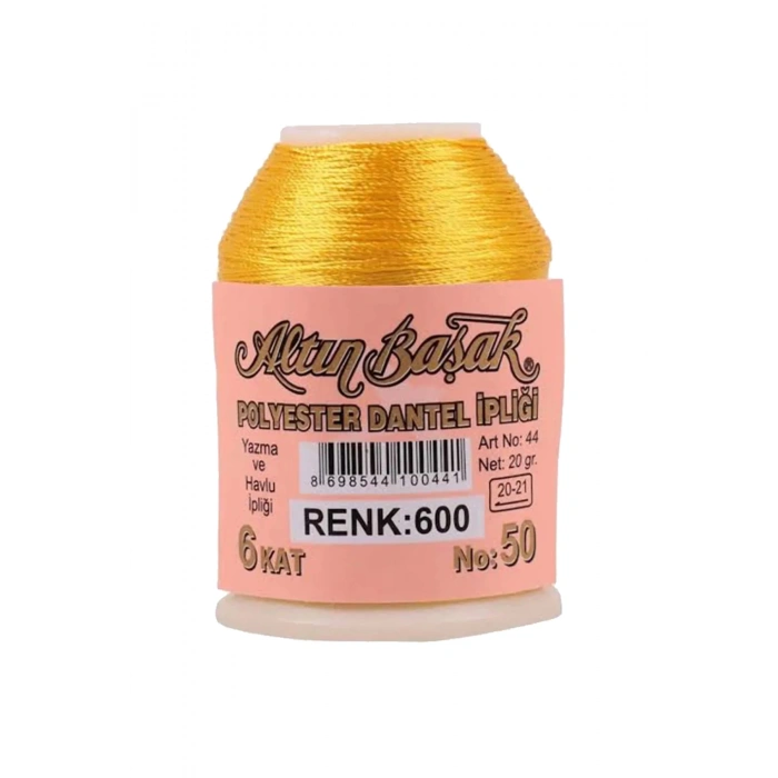 3 Adet Altınbaşak Oya ve Dantel İpi 20 gr -  - No: 600