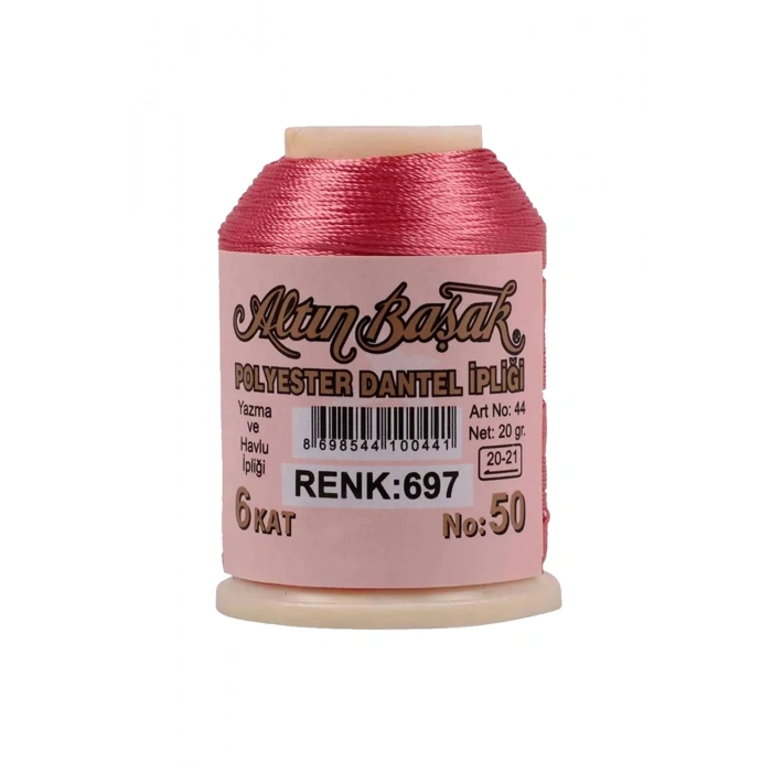 3 Adet Altınbaşak Oya ve Dantel İpi 20 gr -  - No: 697