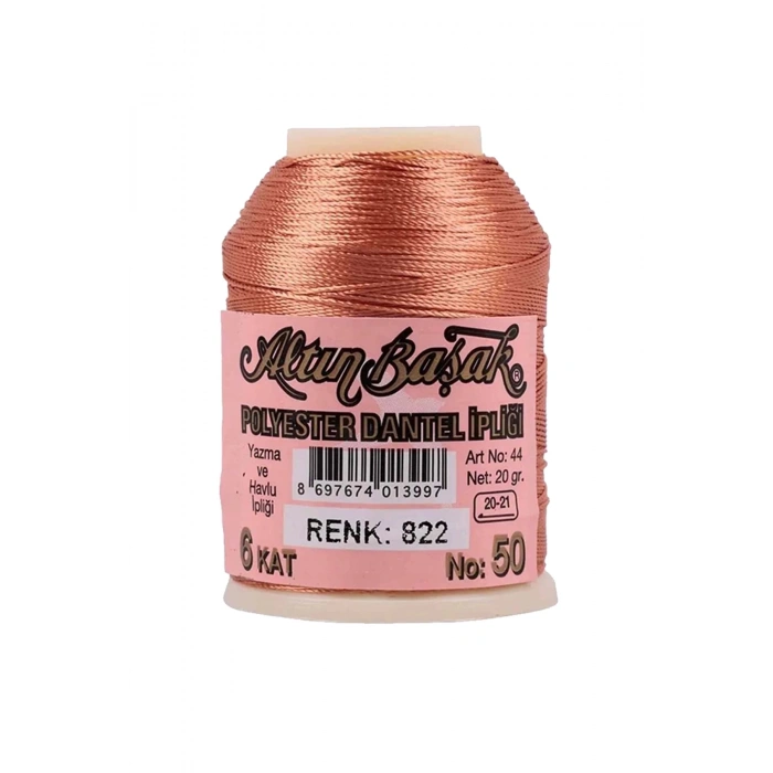 3 Adet Altınbaşak Oya ve Dantel İpi 20 gr -  - No: 822