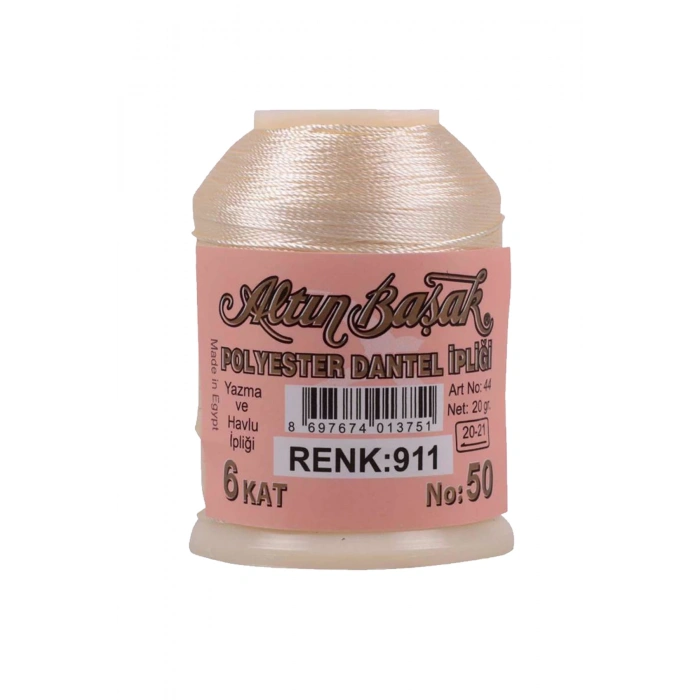 3 Adet Altınbaşak Oya ve Dantel İpi 20 gr -  - No: 911