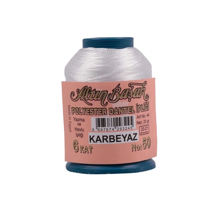 3 Adet Altınbaşak Oya ve Dantel İpi 20 gr -  - No: K.BEYAZ - 027 - 335