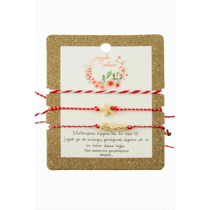 3 Adet Deniz Yıldızı Marteniçka Bileklik