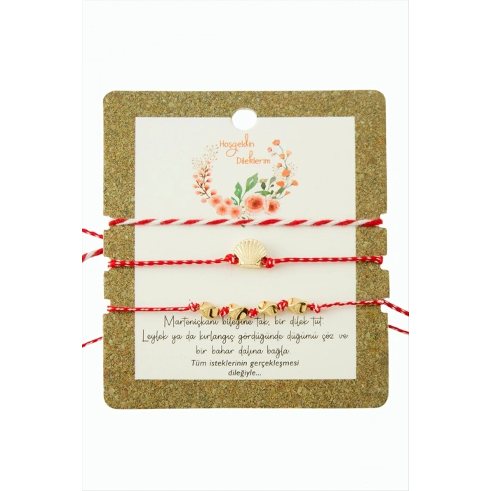 3 Adet İstiridye Marteniçka Bileklik