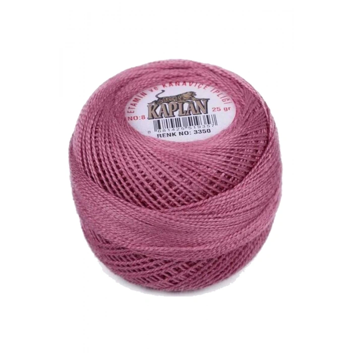 3 Adet Kaplan Etamin Ve Kanaviçe İpi 8 No Kod/Renk: 1002 - 3350 - 204 - 
