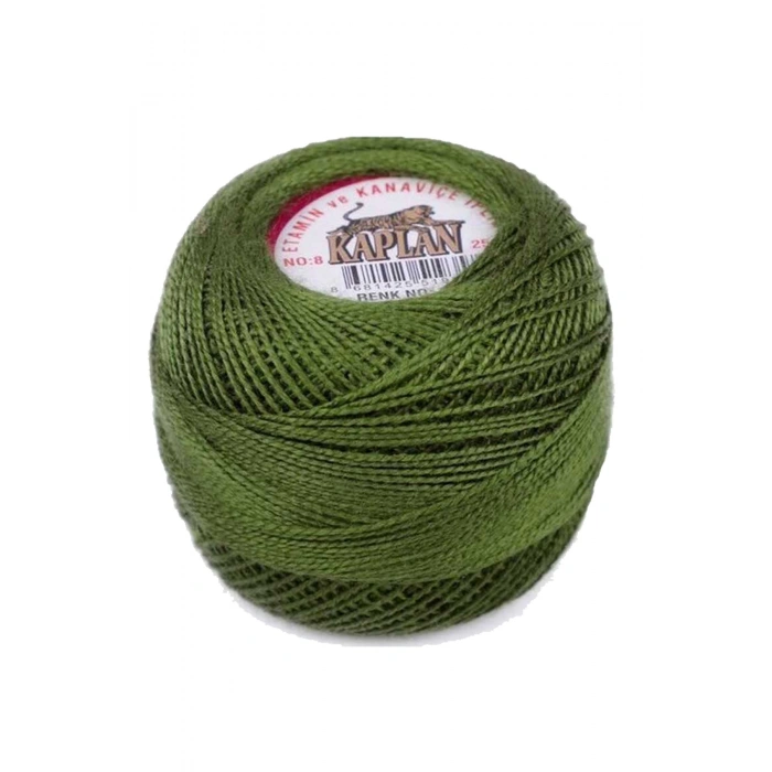 3 Adet Kaplan Etamin Ve Kanaviçe İpi 8 No Kod/Renk: 116 - 352 - 780 - 