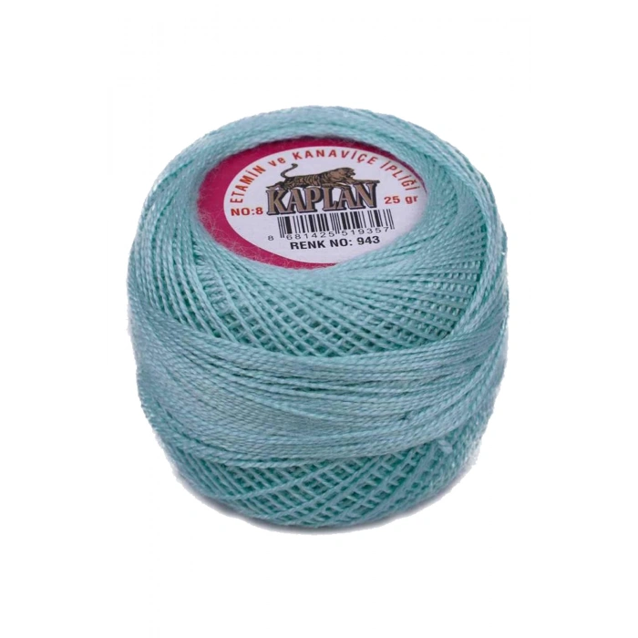 3 Adet Kaplan Etamin Ve Kanaviçe İpi 8 No Kod/Renk: 603 - 943 - 582 - 