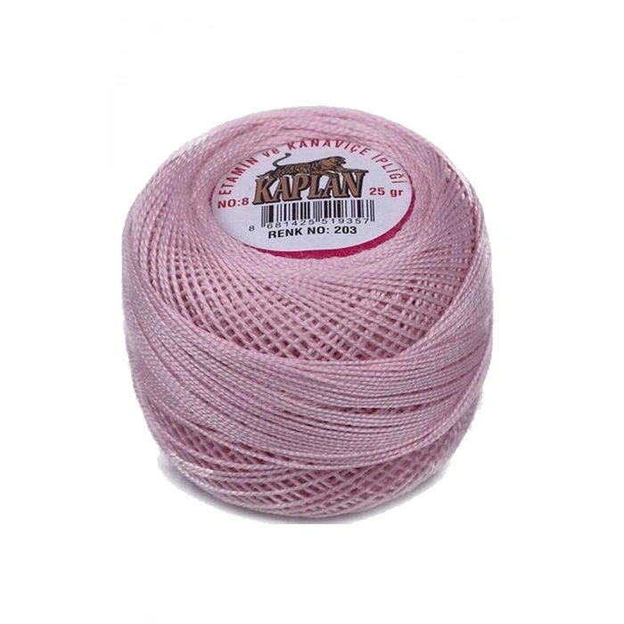 3 Adet Kaplan Etamin Ve Kanaviçe İpi 8 No Kod/Renk: 745 - 345 - 203 - 