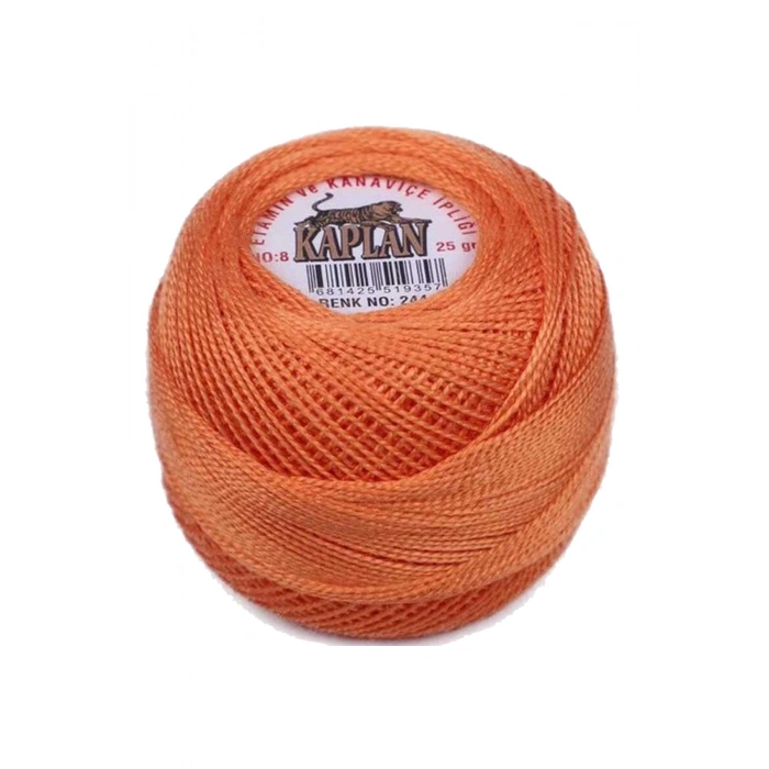 3 Adet Kaplan Etamin Ve Kanaviçe İpi 8 No Kod/Renk: 916 - 244 - 902 - 