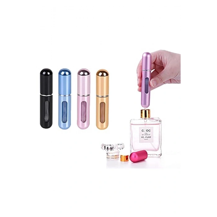 3 Adet Parfüm Şişesi Taşınabilir Mini Doldurulabilir  Atomizer Parfüm Şişeleri Boş Küçük