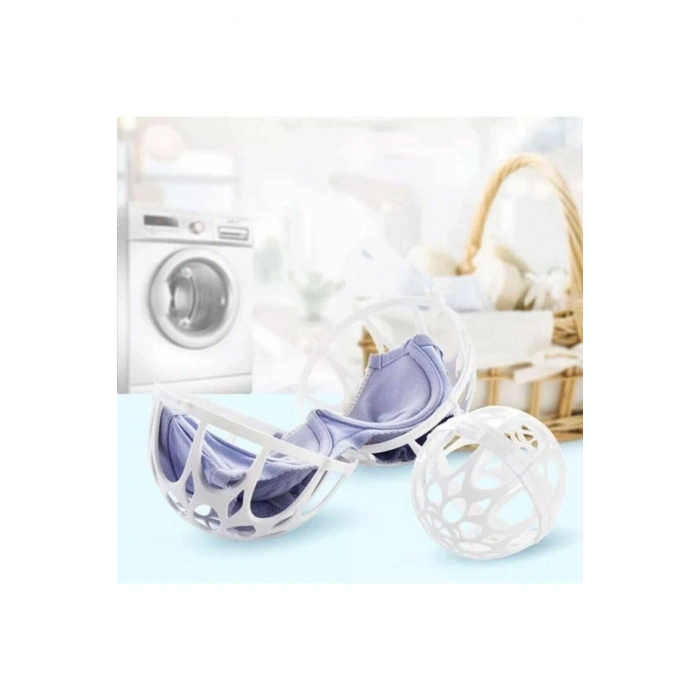 3 Adet Plastik Sütyen Koruyucu Yıkama Topu